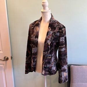 Gasoleo Corduroy Jacket size 40 Germany Greece Spain 3 buttons